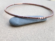 Load image into Gallery viewer, Tres Tri Color Organic Bangle Set Sterling & Copper