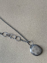 Load image into Gallery viewer, Custom Sterling Silver Petoskey Stone Pendant & Sterling Chain