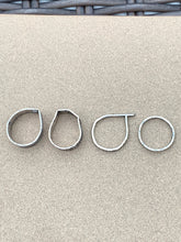 Load image into Gallery viewer, Sterling Silver Stamped Lines & Small Circles