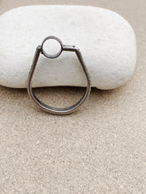 Load image into Gallery viewer, Sterling Silver "Setting Sun" Stamped Ring