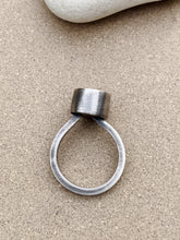 Load image into Gallery viewer, Sterling Silver High Circle In Circle Oxidized Ring