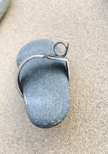 Load image into Gallery viewer, Sterling Silver Adjustable Circle In Square Ring