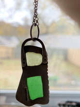 Load image into Gallery viewer, Custom Sterling Silver Two Tone Sea Glass Pendant & Chain