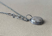 Load image into Gallery viewer, Custom Sterling Silver Petoskey Stone Pendant & Sterling Chain