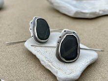 Load image into Gallery viewer, Sterling Silver "Clouds" Set W/ Found Beach Stone