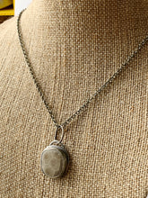 Load image into Gallery viewer, Custom Sterling Silver Petoskey Stone Pendant & Sterling Chain