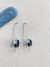 Load image into Gallery viewer, Sterling Silver Circle In Circle Earrings