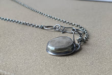 Load image into Gallery viewer, Custom Sterling Silver Petoskey Stone Pendant & Sterling Chain