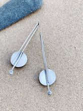 Load image into Gallery viewer, Sterling Silver Circle In Circle Earrings