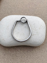 Load image into Gallery viewer, Sterling Silver "Setting Sun" Stamped Ring