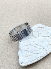 Load image into Gallery viewer, Sterling Silver Stamped Lines & Small Circles