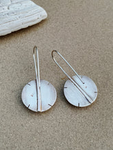 Load image into Gallery viewer, Sterling Silver Round Tiger Eye Earrings