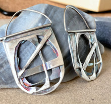 Load image into Gallery viewer, Sterling Silver Dangle "Official Quarantine Earrings"