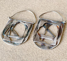 Load image into Gallery viewer, Sterling Silver Dangle "Official Quarantine Earrings"