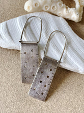 Load image into Gallery viewer, Sterling Silver Mini Rectangle Dangle