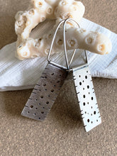 Load image into Gallery viewer, Sterling Silver Mini Rectangle Dangle