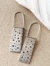 Load image into Gallery viewer, Sterling Silver Mini Rectangle Dangle