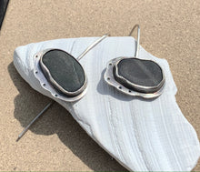 Load image into Gallery viewer, Sterling Silver "Clouds" Set W/ Found Beach Stone