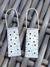 Load image into Gallery viewer, Sterling Silver Mini Rectangle Dangle