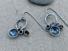 Load image into Gallery viewer, Custom Sterling Silver Barnacle Dangle Charm Earrings