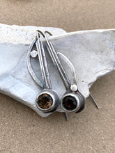 Load image into Gallery viewer, Sterling Silver & Smokey Topaz Earrings