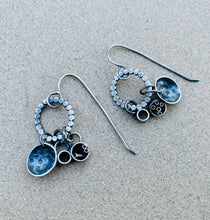 Load image into Gallery viewer, Custom Sterling Silver Barnacle Dangle Charm Earrings