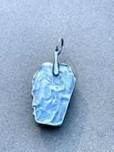 Load image into Gallery viewer, Bloodstone & Sterling Silver Coffin Pendant