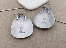 Load image into Gallery viewer, Sterling Silver Dangles w/ Vintage Sterling Flowers