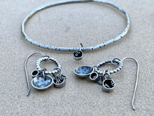 Load image into Gallery viewer, Custom Sterling Silver Barnacle Dangle Charm Earrings