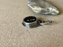 Load image into Gallery viewer, Sterling Silver Vtg Typewriter Key (Question Mark &amp; Comma) Oxidized Charm
