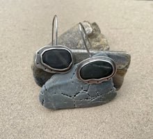 Load image into Gallery viewer, Sterling Silver &quot;Clouds&quot; Set W/ Found Beach Stone
