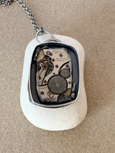 Load image into Gallery viewer, Custom Sterling Silver Steampunk Movement Pendant / Chain

