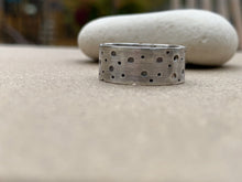 Load image into Gallery viewer, Custom Sterling Silver Circles &amp; Dots Ring

