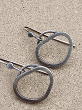 Load image into Gallery viewer, Sterling Silver Tri-Oval Earrings
