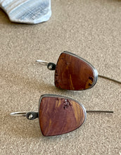 Load image into Gallery viewer, Sterling Silver Dendritic Sonora Jasper Earrings
