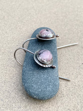 Load image into Gallery viewer, Pink Rhodonite Sterling Silver Earrings
