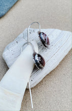 Load image into Gallery viewer, Sterling Silver &amp; Brown Agate Earrings
