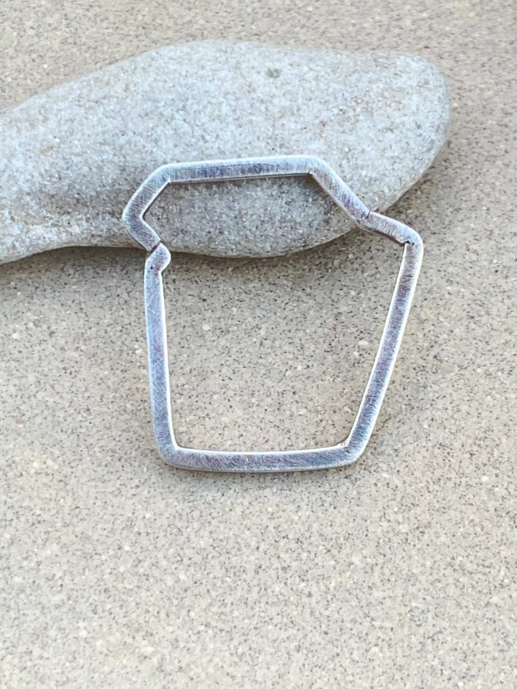 Geometric Sterling Silver Ring IIII