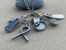 Load image into Gallery viewer, Custom Sterling Silver Charms w/ Chain

