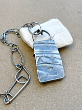 Load image into Gallery viewer, Sterling Silver Antique Porcelain Pendant
