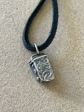 Load image into Gallery viewer, Sterling Silver Hollow Form Repurposed Silver Pendant
