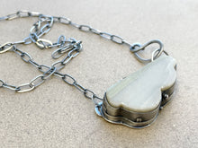 Load image into Gallery viewer, Sterling Silver Cloud Stone Pendant / Chain

