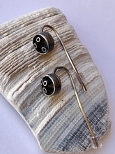Load image into Gallery viewer, Sterling Silver w/ Mini Sterling Tube Earrings
