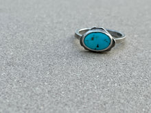 Load image into Gallery viewer, Sterling Silver Oval Turquoise Ring
