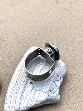 Load image into Gallery viewer, Sterling Silver w/ Rose Cut Lemon Quartz Sun Ring
