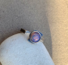 Load image into Gallery viewer, Custom Sterling Silver Adjustable Band w/ Opal Ring
