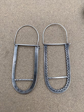 Load image into Gallery viewer, Sterling Silver Repurposed Long Oval Reversible Earrings
