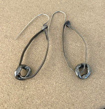 Load image into Gallery viewer, Sterling Single Chain Link Earrings
